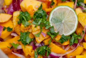 Salade Mangues Saladier