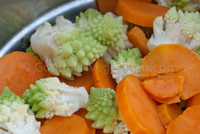 Chou Romanesco vapeur Chou Romanesco vapeur