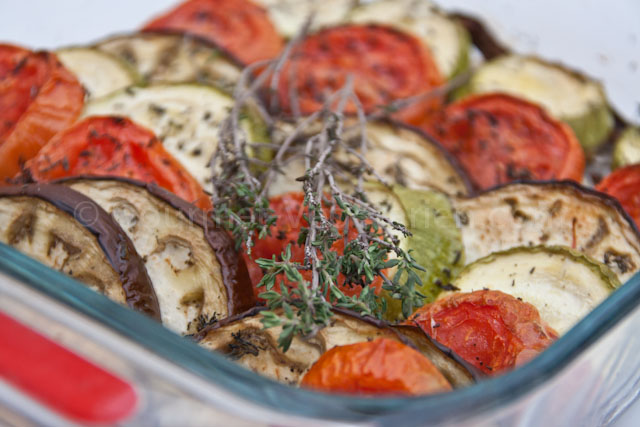 Bayaldi dans plat