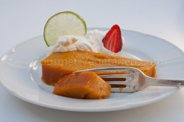 Flan Citrouille servi Flan Citrouille servi