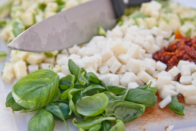 Ingrédients coupés