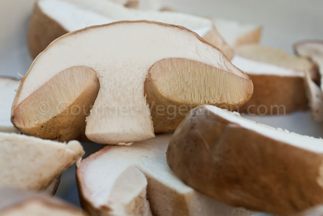 Cèpes Têtes tranchées