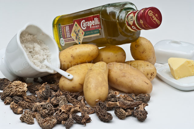 Ingrédients Ecrasé PdT Morilles