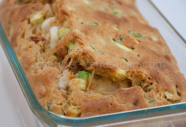 Cake courgettes cuit moule