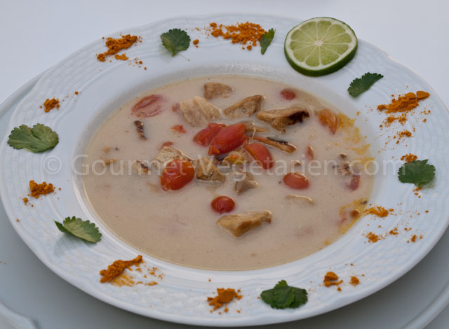 Soupe Thaï Assiette