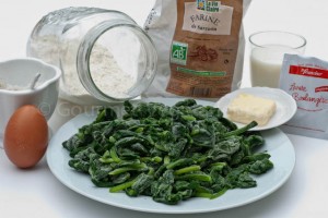 Blinis épinards Ingrédients Blinis épinards Ingrédients