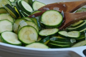 Courgettes Oignons Poêle