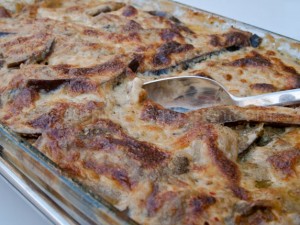 Lasagnes après cuisson