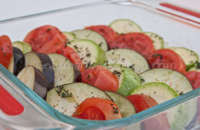 Disposition avant cuisson