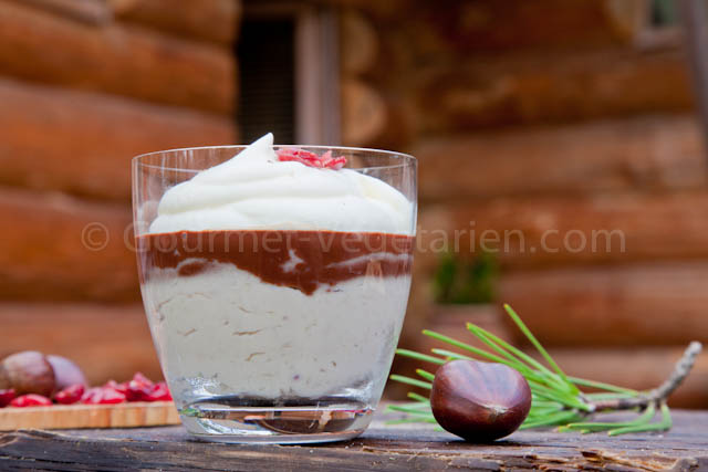 Verrine Châtaignes Epines pin Verrine Châtaignes Epines pin