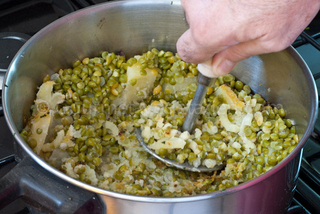 Ecraser farce samossas