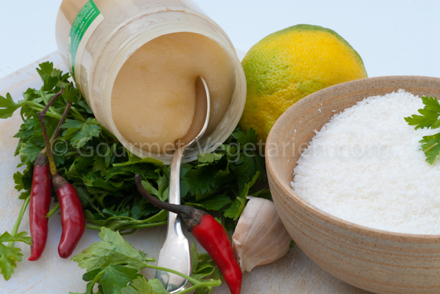 Ingrédients Chutney Coco