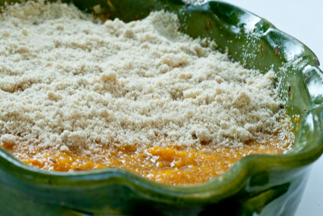 Pâte sur la citrouille