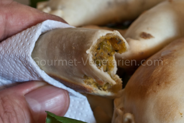 Samossas à déguster