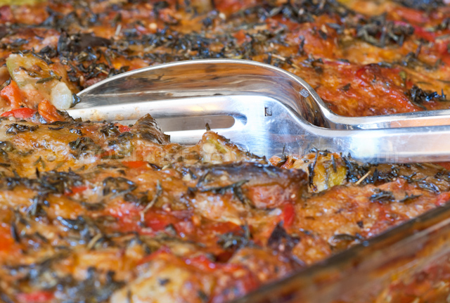 Gratin Provençal dans le plat