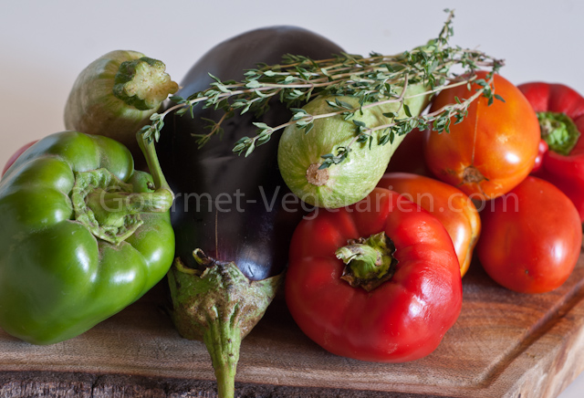 Ingrédients Gratin Provençal