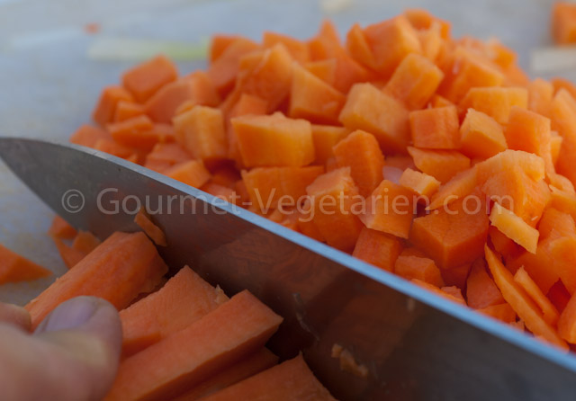 Carottes Dhal de lentilles